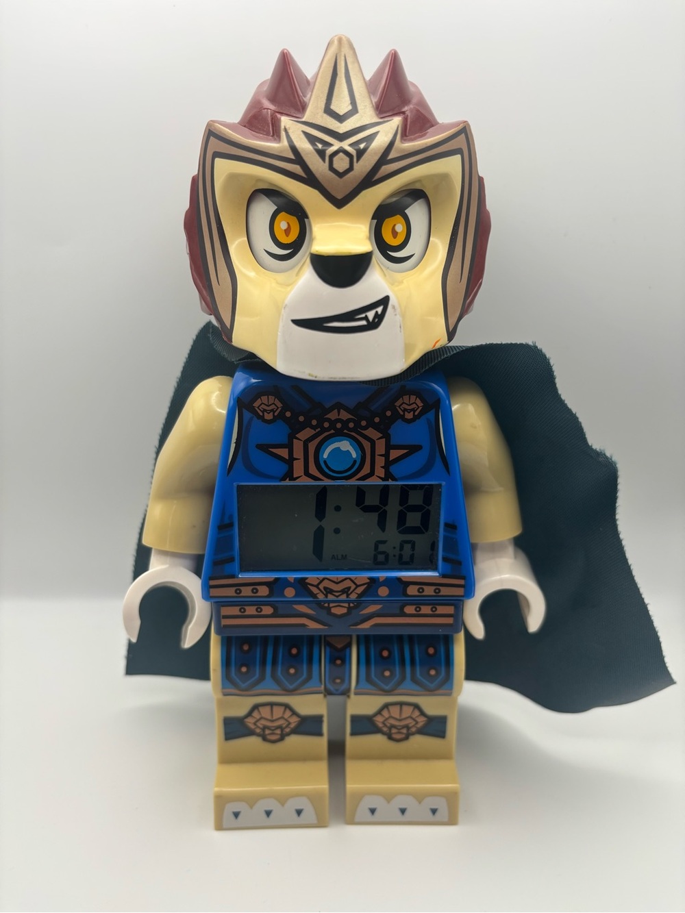 LEGO Legends of Chima Laval Lion Minifigure Alarm Clock 9000560 Vintage 2013
